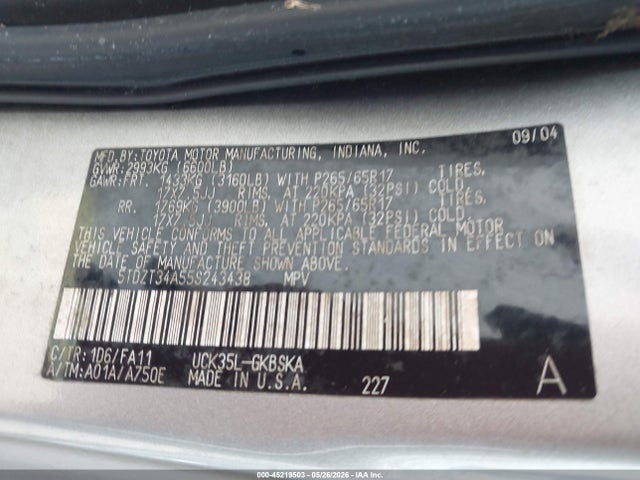 Toyota Sequoia Sr5 V8