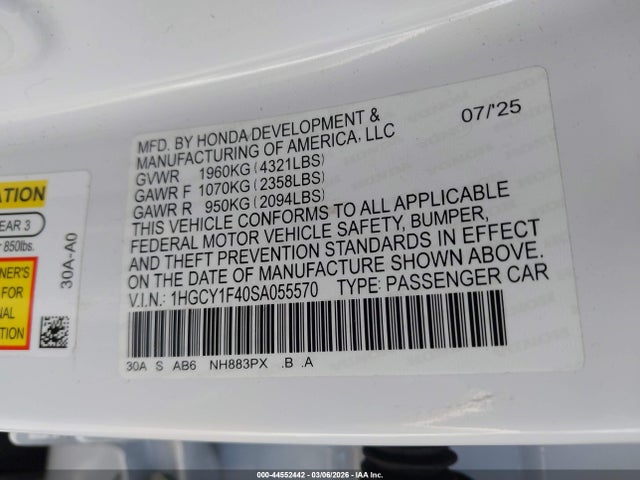 Honda Accord Se