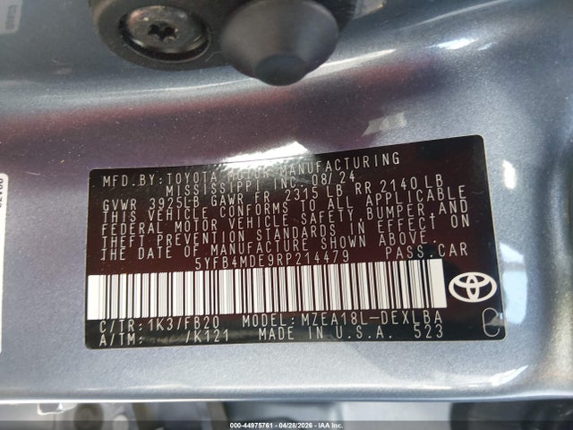 Toyota Corolla Le
