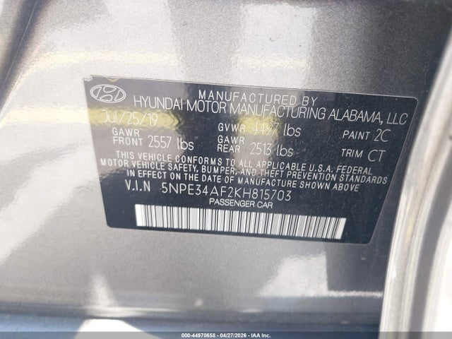 Hyundai SONATA Sel