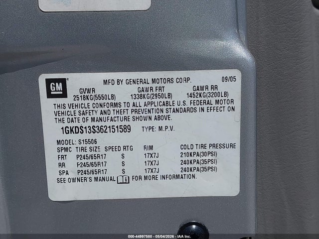 GMC Envoy Slt