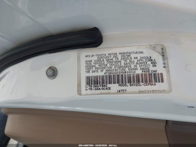 Toyota Camry Le