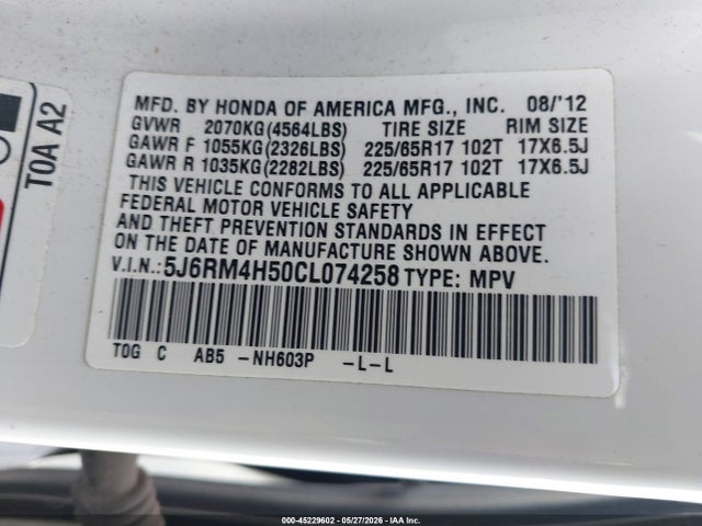 Honda CR-V Ex