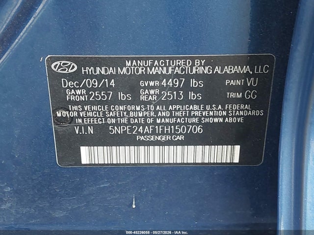 Hyundai SONATA Se