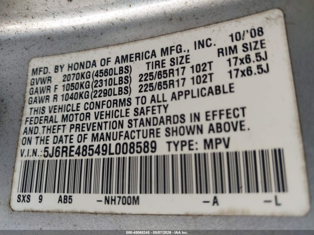 Honda CR-V Ex