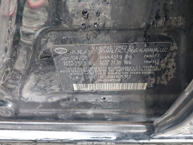 Hyundai SONATA Limited V6