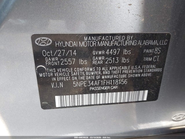 Hyundai SONATA Limited