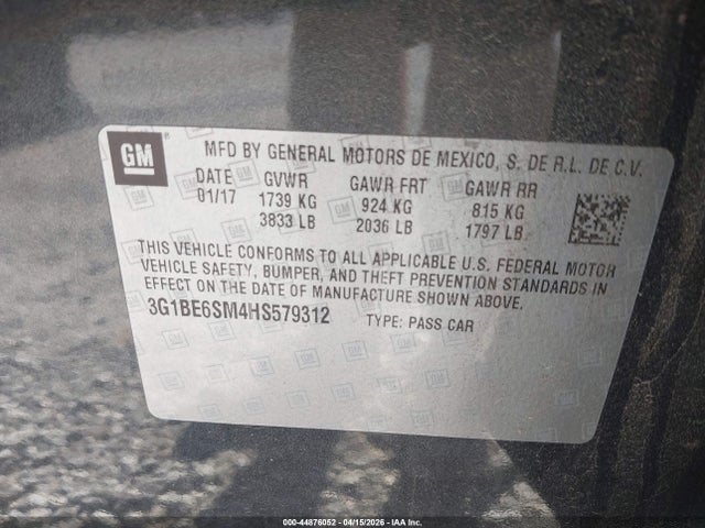 Chevrolet Cruze Lt Auto