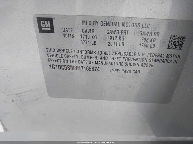 Chevrolet Cruze Ls Auto