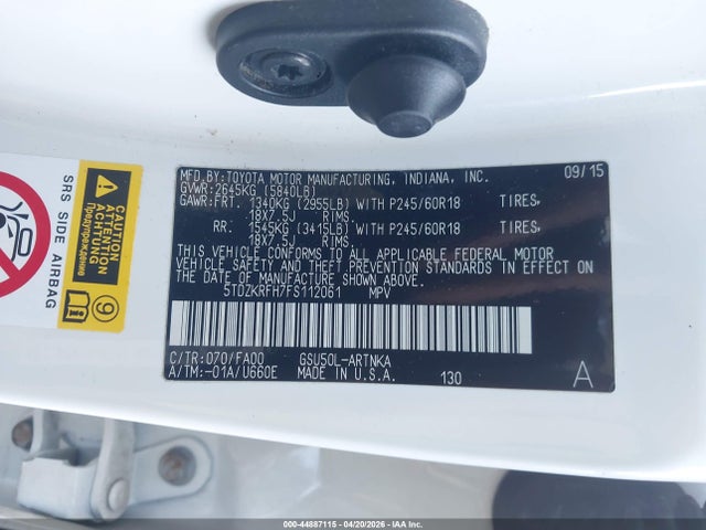 Toyota Highlander Le Plus V6