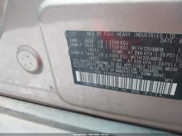 Subaru Outback 3.6r Limited