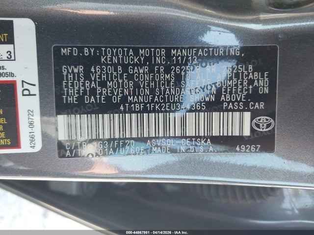 Toyota Camry Se