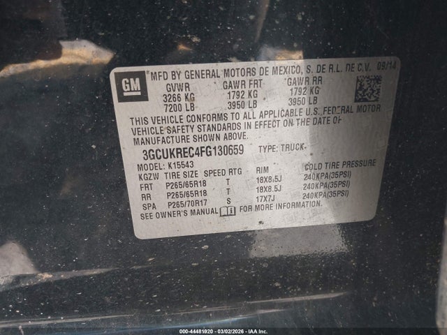 Chevrolet Silverado 1500 1lt