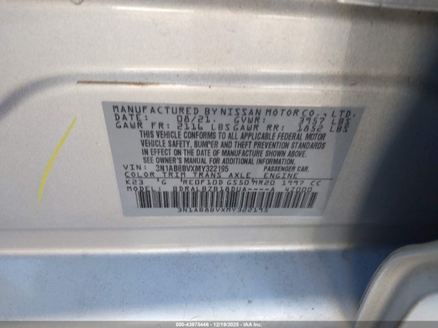 Nissan Sentra S Xtronic Cvt