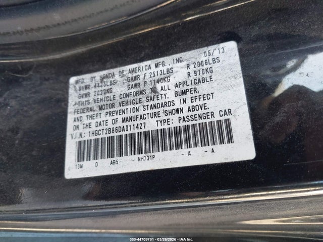 Honda Accord Ex-l V-6