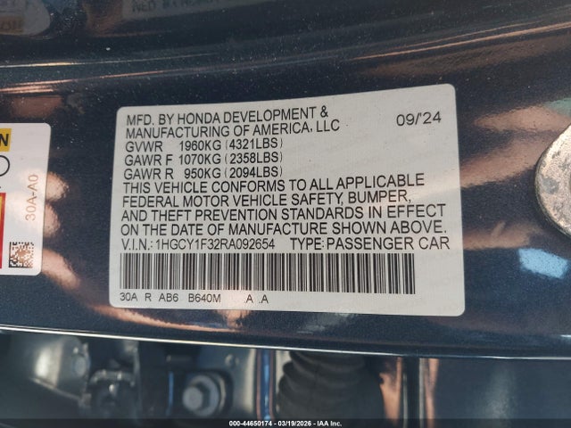 Honda Accord Ex