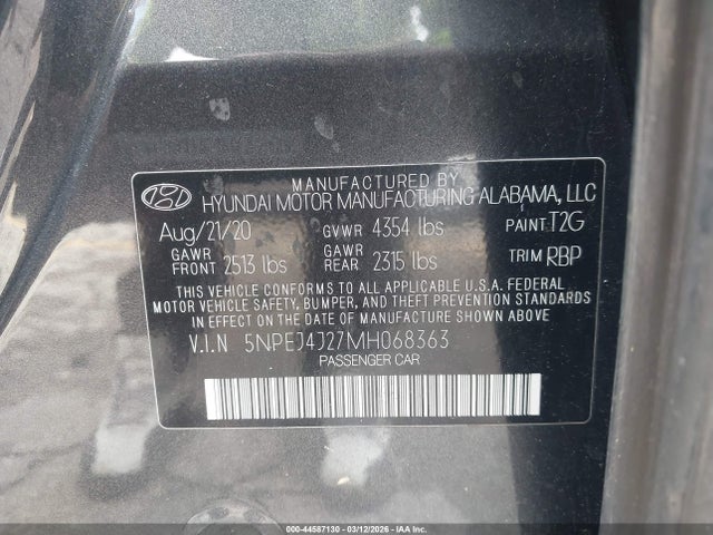 Hyundai SONATA Sel Plus