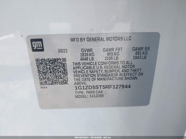Chevrolet Malibu Fwd 1lt