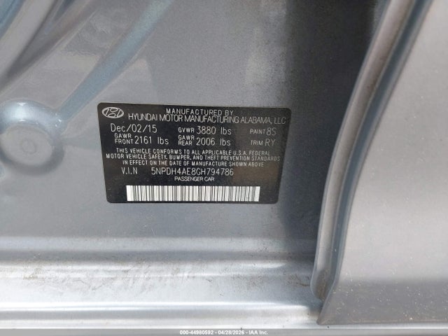 Hyundai ELANTRA Value Edition