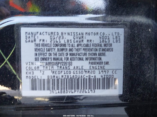 Nissan Sentra Sr Xtronic Cvt