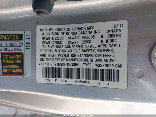 Honda Civic Ex