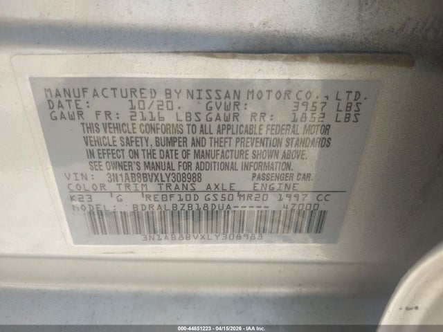 Nissan Sentra S Xtronic Cvt