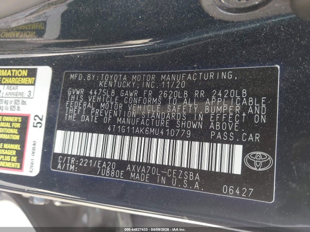 Toyota Camry Se
