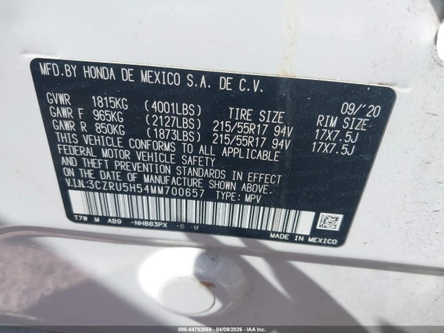 Honda HR-V 2wd Ex