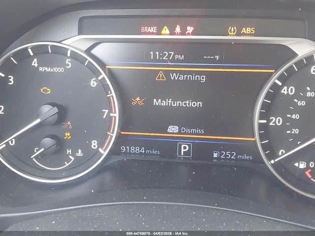 Nissan Altima Sr Fwd