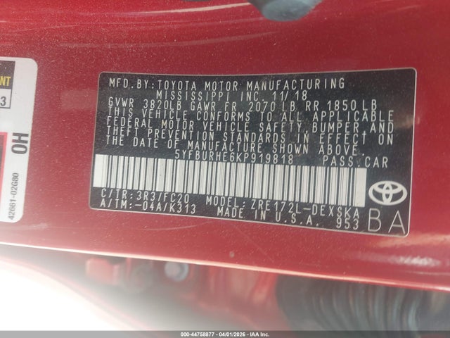 Toyota Corolla Se