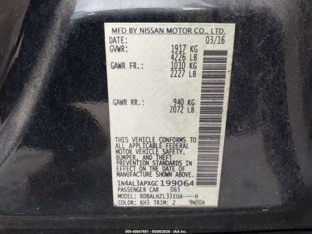 Nissan Altima 2.5 Sr