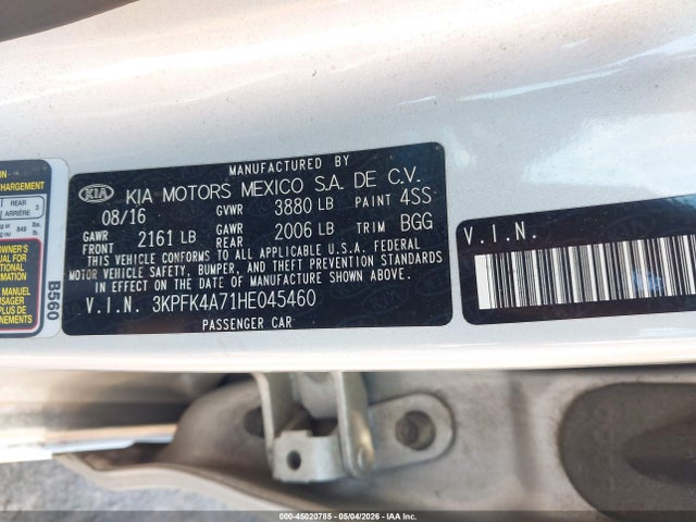 Kia Forte Lx
