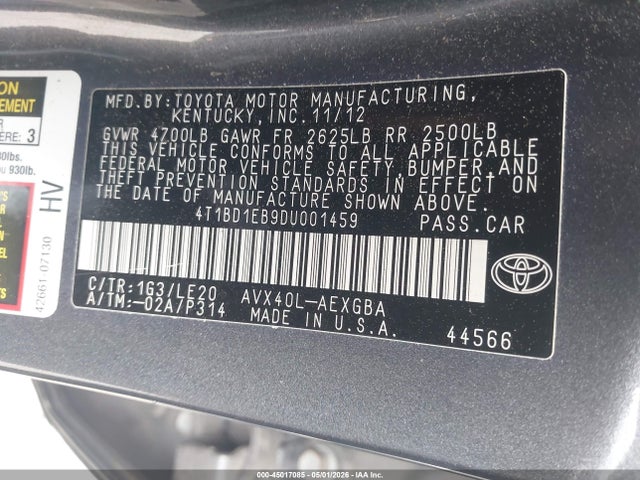 Toyota Avalon Hybrid Xle Touring