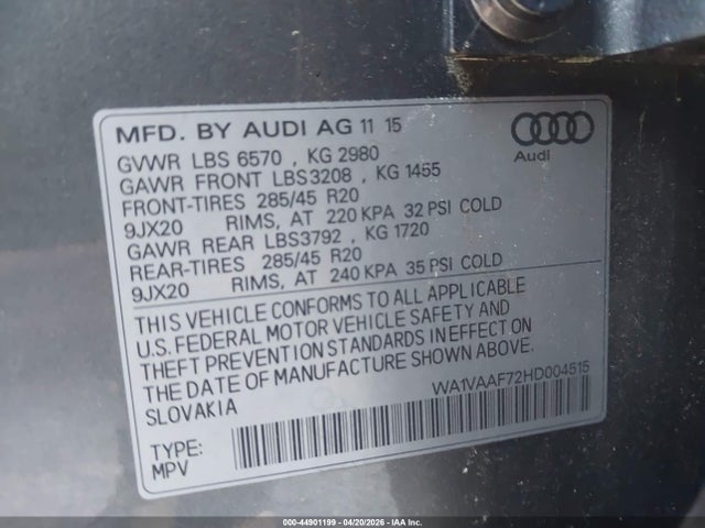 Audi Q7 3.0t Premium