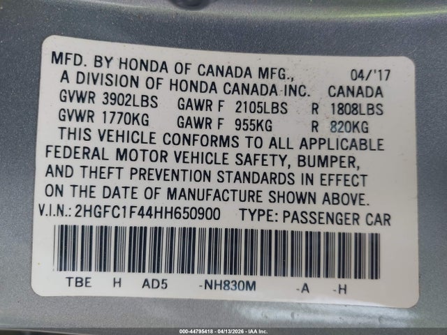 Honda Civic Ex-t