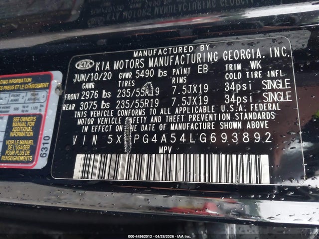 Kia Sorento 3.3l S