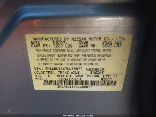 Nissan Sentra 2.0s
