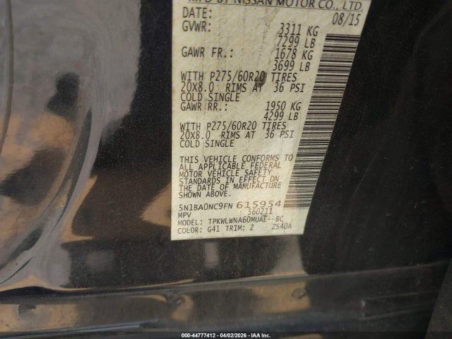 Nissan Armada Platinum