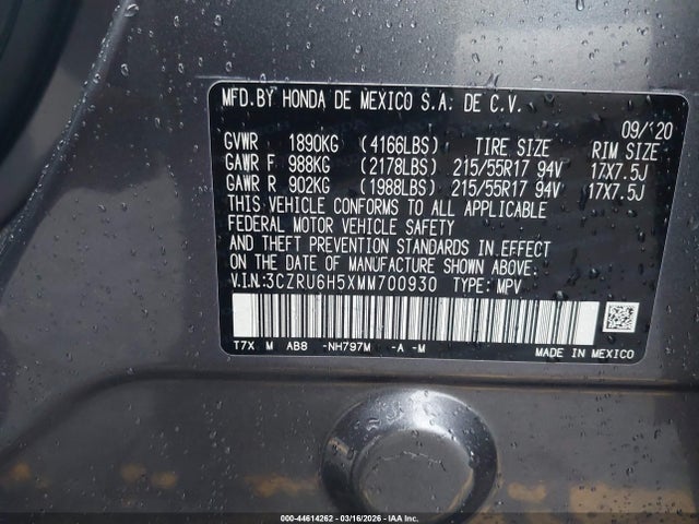Honda HR-V Awd Ex