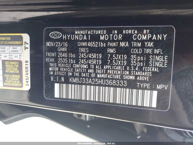 Hyundai TUCSON Limited