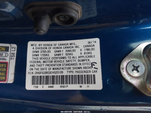 Honda Civic Ex-l