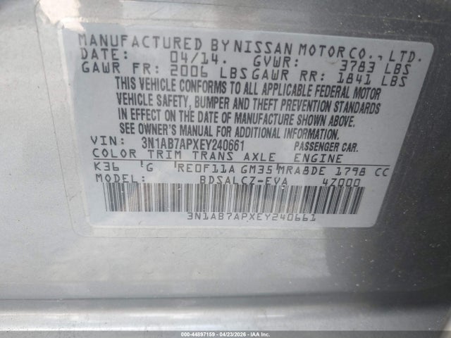 Nissan Sentra S