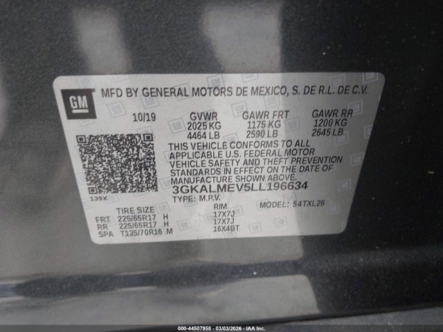 GMC Terrain Fwd Sle
