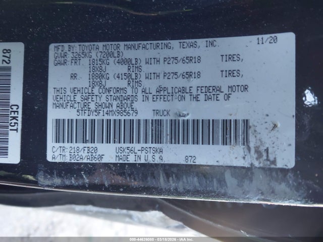 Toyota Tundra Sr5