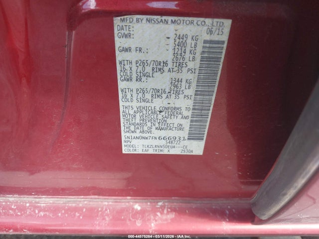 Nissan Xterra S