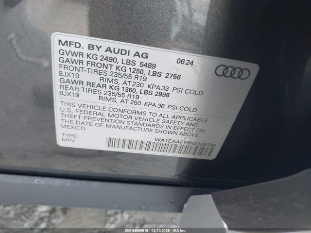 Audi Q5 Premium Plus 45 Tfsi S Line Quattro