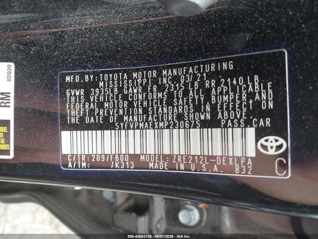 Toyota Corolla Le