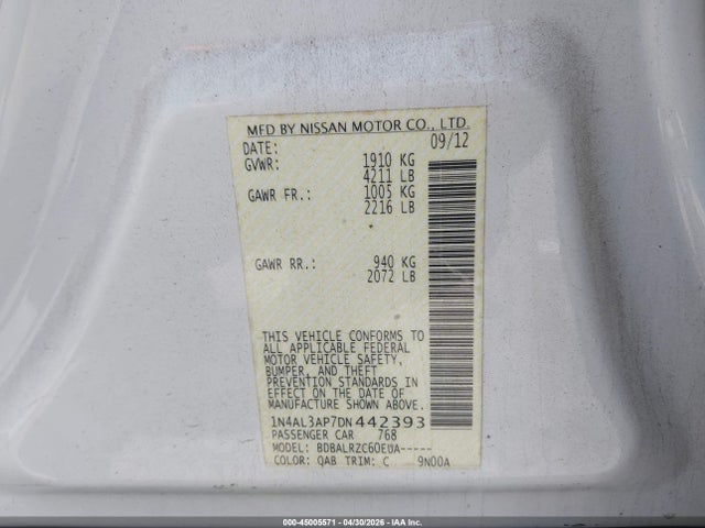 Nissan Altima 2.5 S