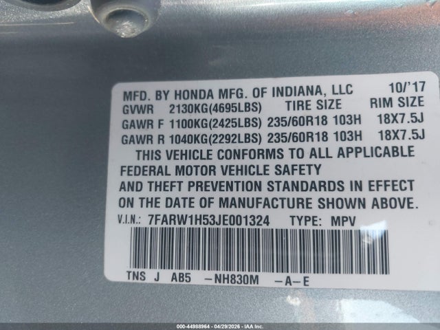 Honda CR-V Ex