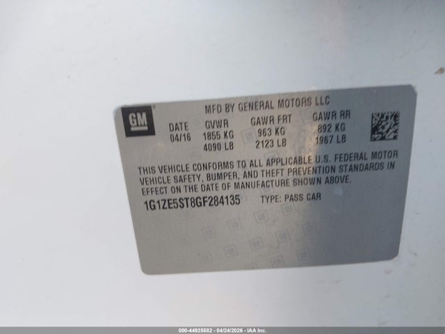 Chevrolet Malibu 1lt